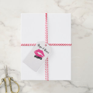 "Hugs and Kisses" Geschenkanhänger