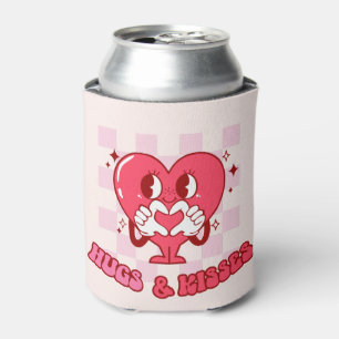 "Hugs and Kisses"   Niedliches und liebenswertes r Dosenkühler