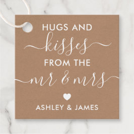 Hugs and Kisses von Herrn und Frau Tag, Kraft Geschenkanhänger