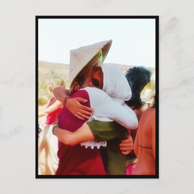 Hugs auf der Dancefloor Postkarte (Vorderseite)