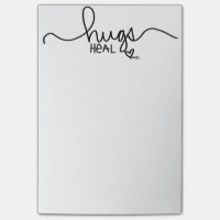 Hugs Heal Post-It-Notes