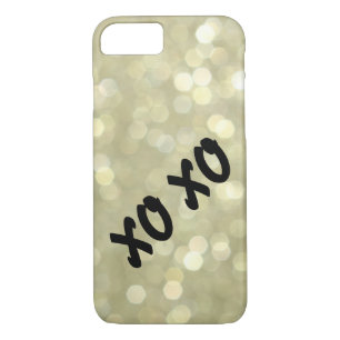 Hugs & Kisses Gold iPhone 7 Fall Case-Mate iPhone Hülle