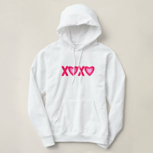 Hugs Kisses Liebe Hearts Hoodie