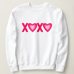Hugs Kisses Liebe Hearts Sweatshirt