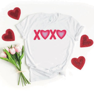 Hugs Kisses Liebe Hearts T-Shirt