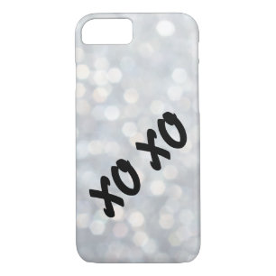 Hugs & Kisses Silver iPhone 7 Fall iPhone 8/7 Hülle