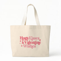 Hugs Kisses Valentine wünscht Tote Bag