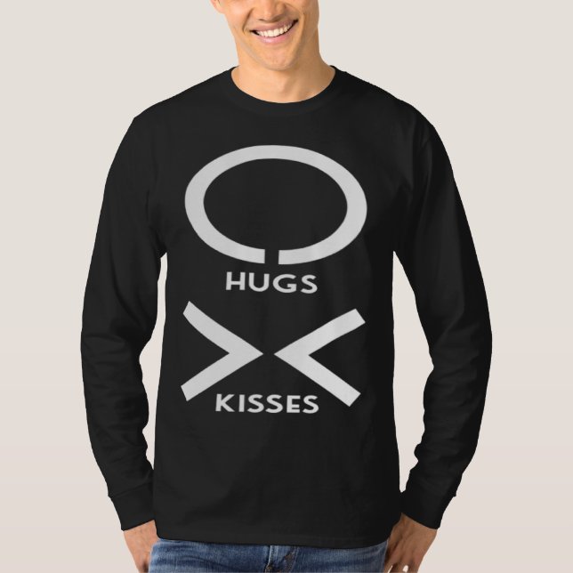 Hugs Kisses xo love from a distance T-Shirt (Vorderseite)