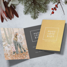 Hugs Liebe und Freude | Stilvolles Trendy Christma