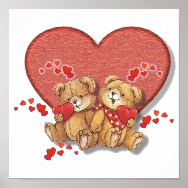 Hugs und Kisses Bears Poster (Vorne)