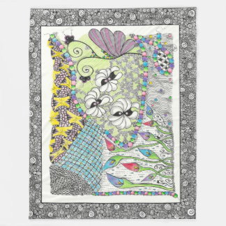 Hugs und Kisses Fleece Blanket