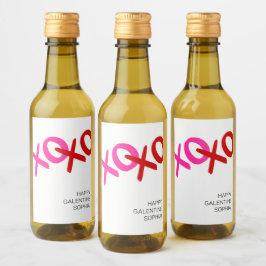 Hugs und Kisses Galentine Tag XOXO Gal Pal Weinetikett