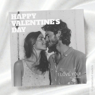 Hugs und Kisses Happy Valentine's Day to Husband Feiertagskarte