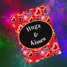 Hugs und Kisses Hübsches Doppelherz Lollipops