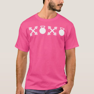 Hugs und Kisses Kettlebells und Barbells T-Shirt