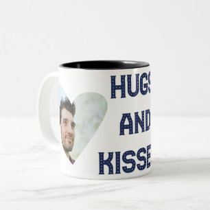 Hugs und Kisses Zweifarbige Tasse