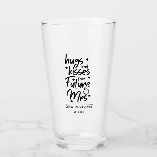 Hugs und Küsse von künftigen Mrs Glas (Vorderseite)