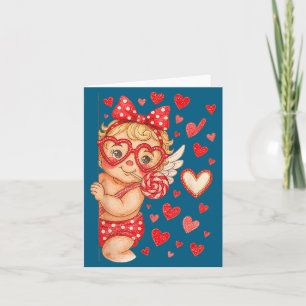 Hugvyn Cud Lutscher Valentinstag Kokette Herzen Cu Karte
