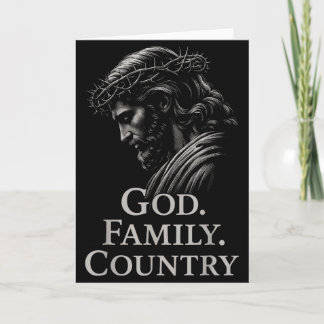 Hugvyn Gott Familie Land Jesus Christlicher Glaube Karte