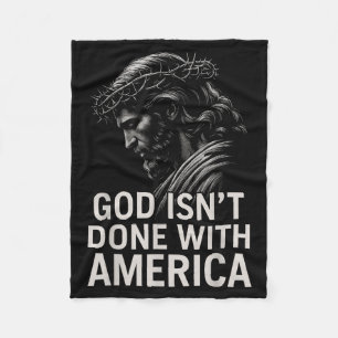 Hugvyn Gott ist noch nicht fertig mit Amerika Chri Fleecedecke