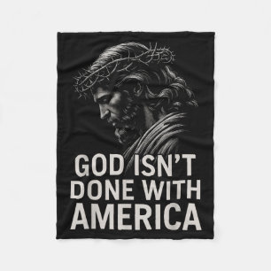 Hugvyn Gott ist noch nicht fertig mit Amerika Chri Fleecedecke