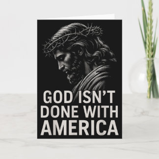 Hugvyn Gott ist noch nicht fertig mit Amerika Chri Karte