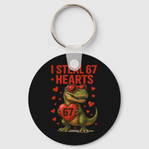 Hugvyn ich stehle 67 Herzen Valentinstag Dinosauri Schlüsselanhänger