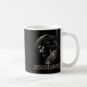 Hugvyn Jesus rettet minimalistisches christliches Kaffeetasse