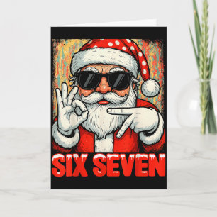 Hugvyn Lustiger Sechs Sieben Meme Weihnachten Cool Karte