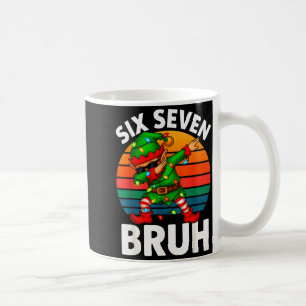 Hugvyn Six Seven 6 7 Meme Dabbing Elf Frohe Weihna Kaffeetasse