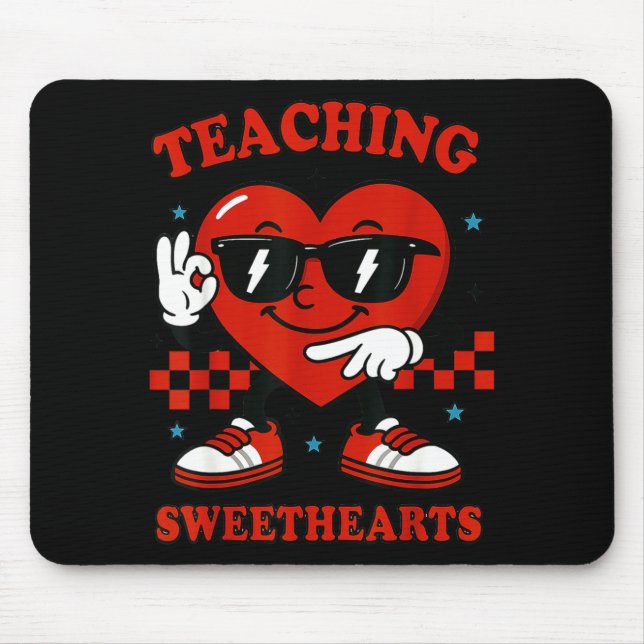 Hugvyn Six Seven Heart 6 7 Teaching Sweethearts Va Mousepad (Vorne)