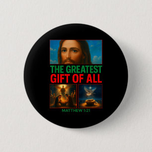 Hugvyn Weihnachten Baby Jesus Kippfigur Christi Button