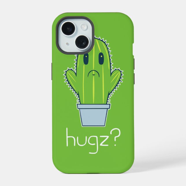 Hugz? iPhone 15 Hülle (Rückseite)