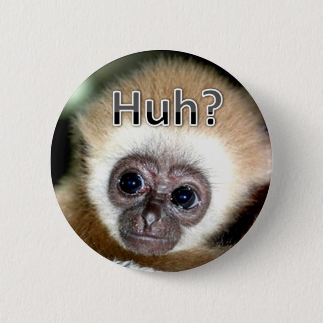 Huh Button (Vorderseite)