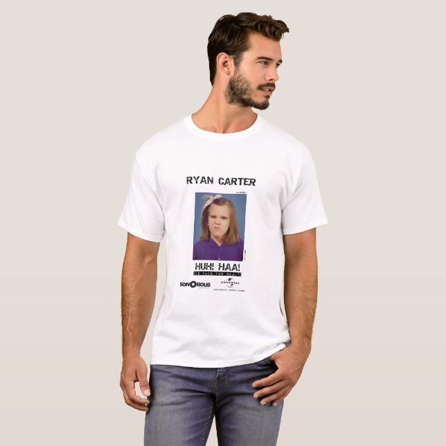 HUH! HAA! - Ryan Carter Promo-Shirt - Männer T-Shirt (Vorne ganz)