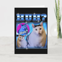 Huh Katze Lustige Katze Meme Seltsame Katze Bootle