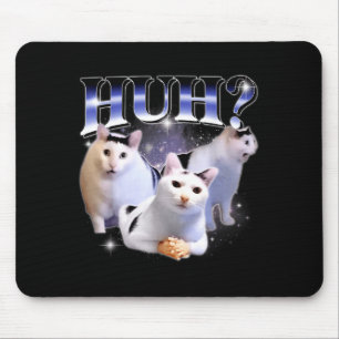 Huh Lustige Dank Katze Stud Oddly Bootleg Spezifis Mousepad