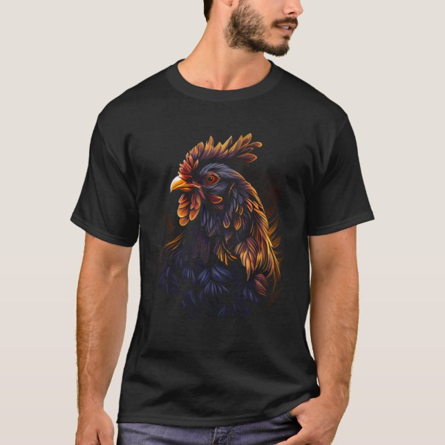 Huhn 2 T-Shirt (Vorderseite)
