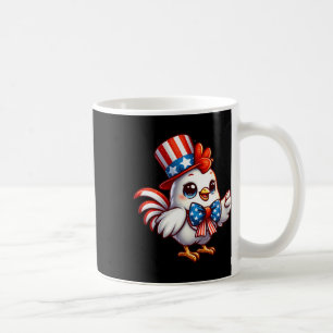 Huhn am 4. Juli Unabhängigkeitstag Männer Frauen Kaffeetasse