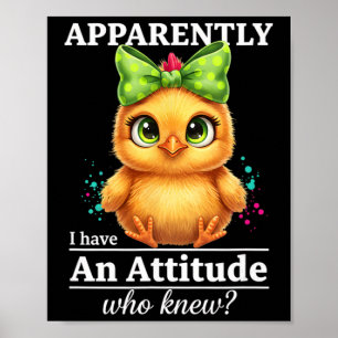 Huhn, anscheinend habe ich eine lustige Einstellun Poster