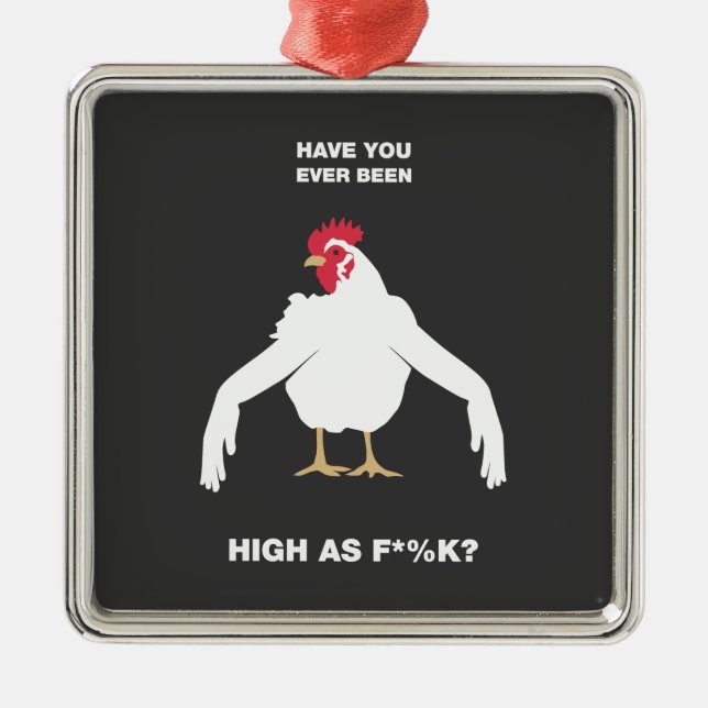 Huhn-Arme Ornament Aus Metall (Vorne)