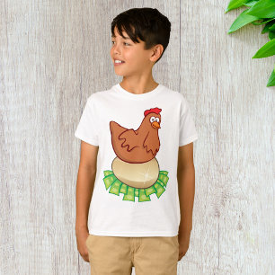 Huhn auf einem goldenen Ei T-Shirt