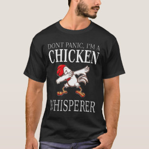 Huhn D4bbing The Chicken Whisperer Tee Farm Ani