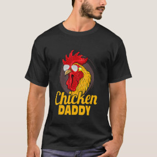 Huhn Daddy Farm Rooster Hen Father T-Shirt