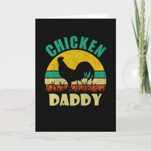 Huhn Daddy Funny Poultry Farm Chicken Lover Karte