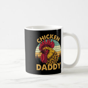 Huhn Daddy Vintag Rooster für Vater Bauer Fauna Kaffeetasse