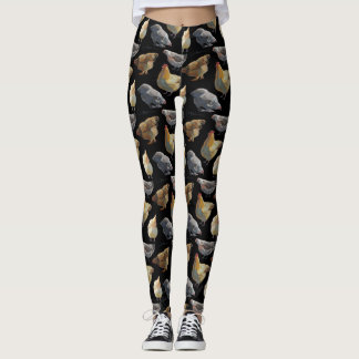 Huhn-Druck-Leggings Leggings