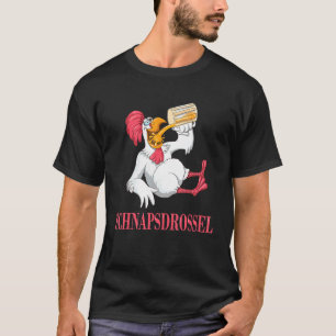 Huhn erschoss Drossel Geflügelzüchter Biertrinker T-Shirt