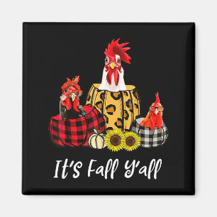Huhn, es ist Herbst, Leute, Leopard, Kürbis, Herbs Magnet