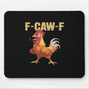 Huhn F-Caw-F Klassisch Lustig Retro Mousepad